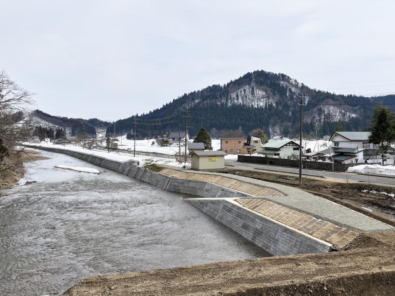 単河川改良工事　完成写真